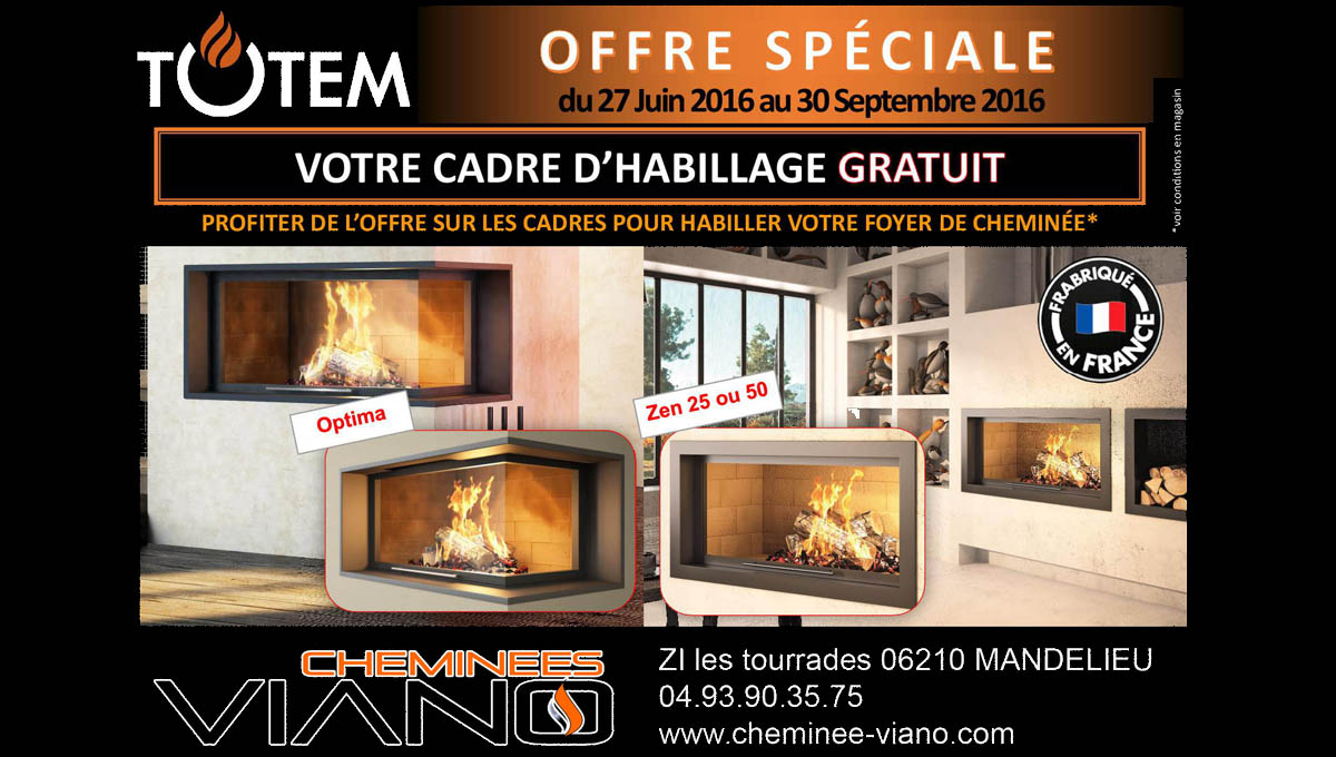 Promotion sur les cheminées design