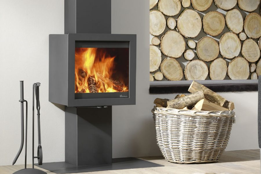 Poêle à bois sur pied Bora Console