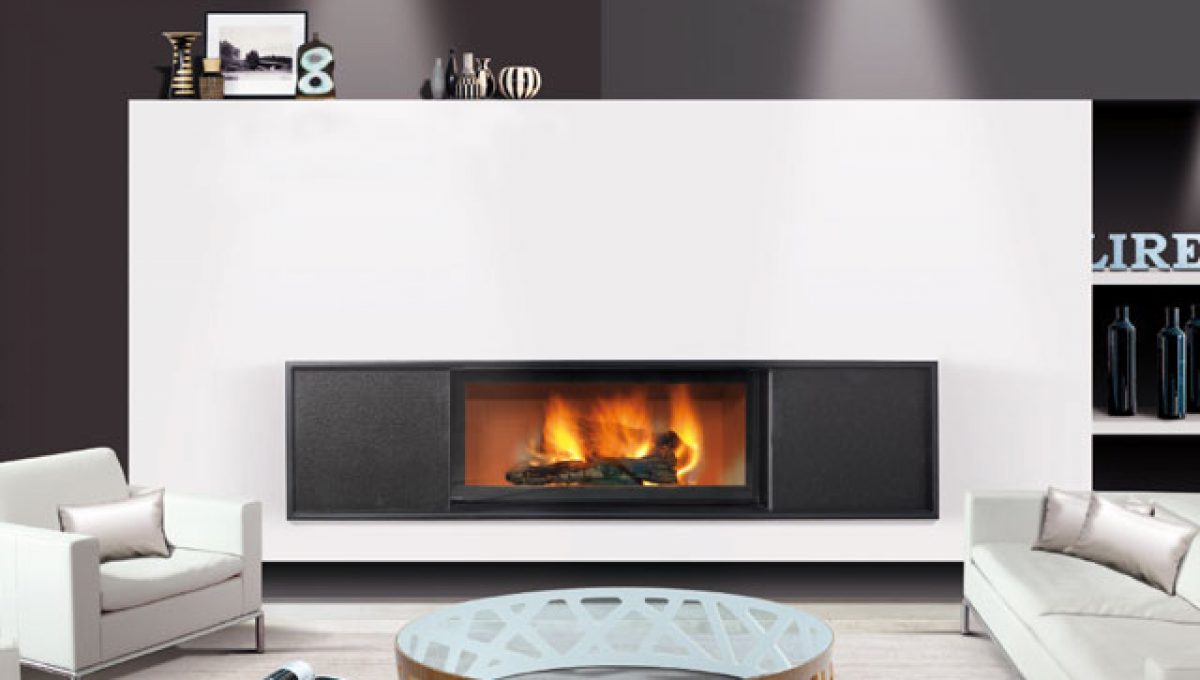 Cheminée à bois Contemporaine Amalia