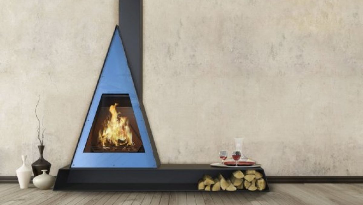 Cheminée à bois Triangulaire Breda