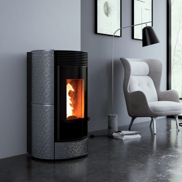 poêle à granulés design