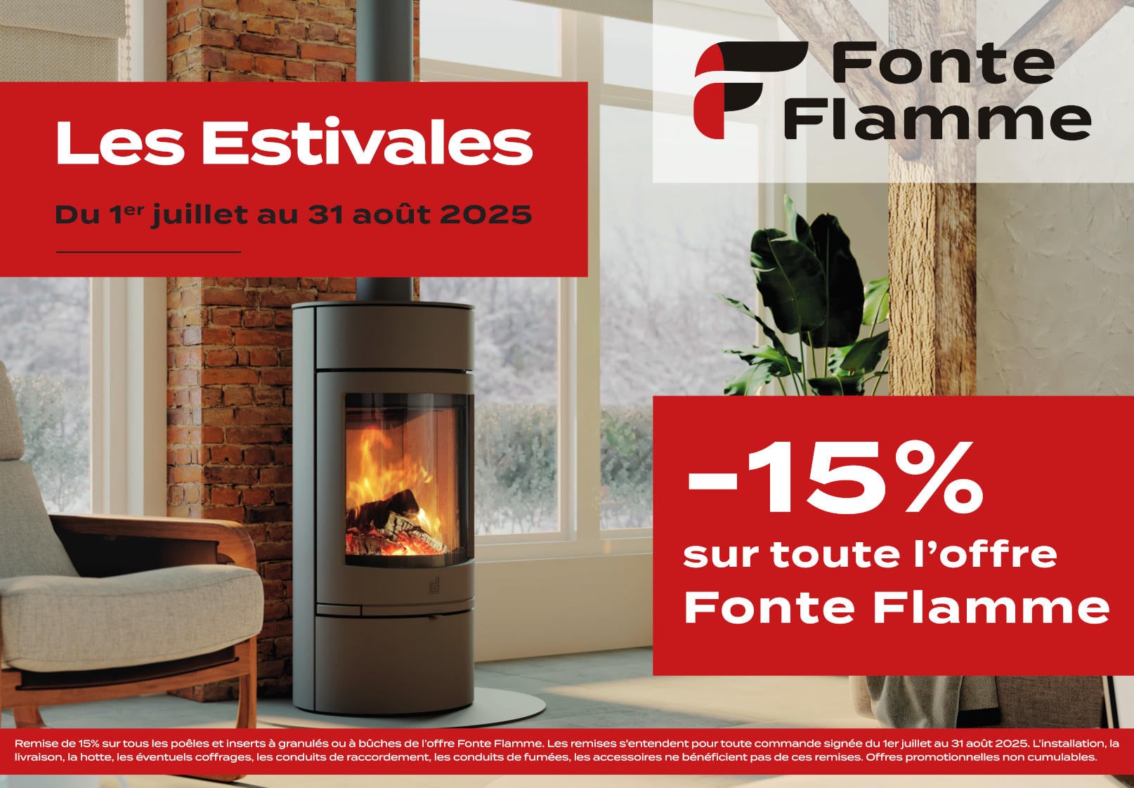 Promotion : Poêle à Bois, Poêle à Granulés et Insert