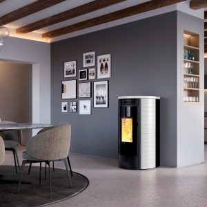 Poêle à Granulés Drum ED | Cheminées Viano Poêle à Granulés Drum ED | Cheminées Viano