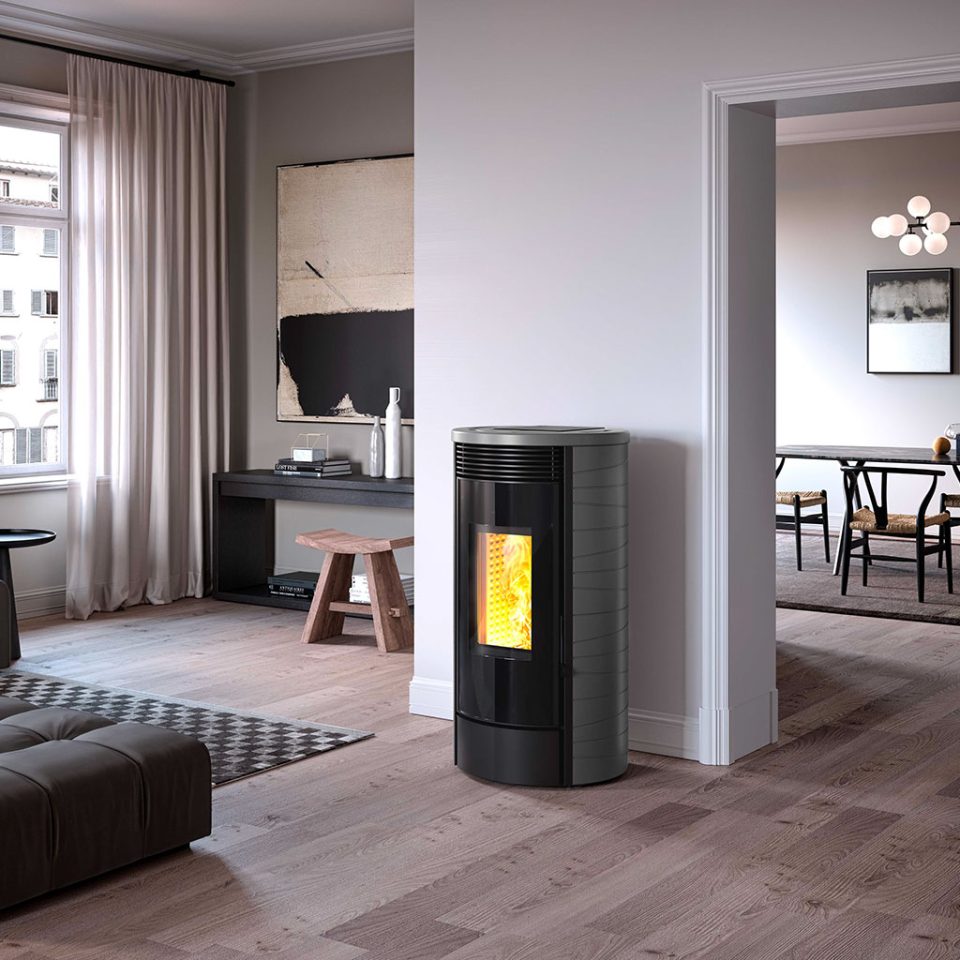 Poêle à Granulés Drum NVI | Cheminées Viano