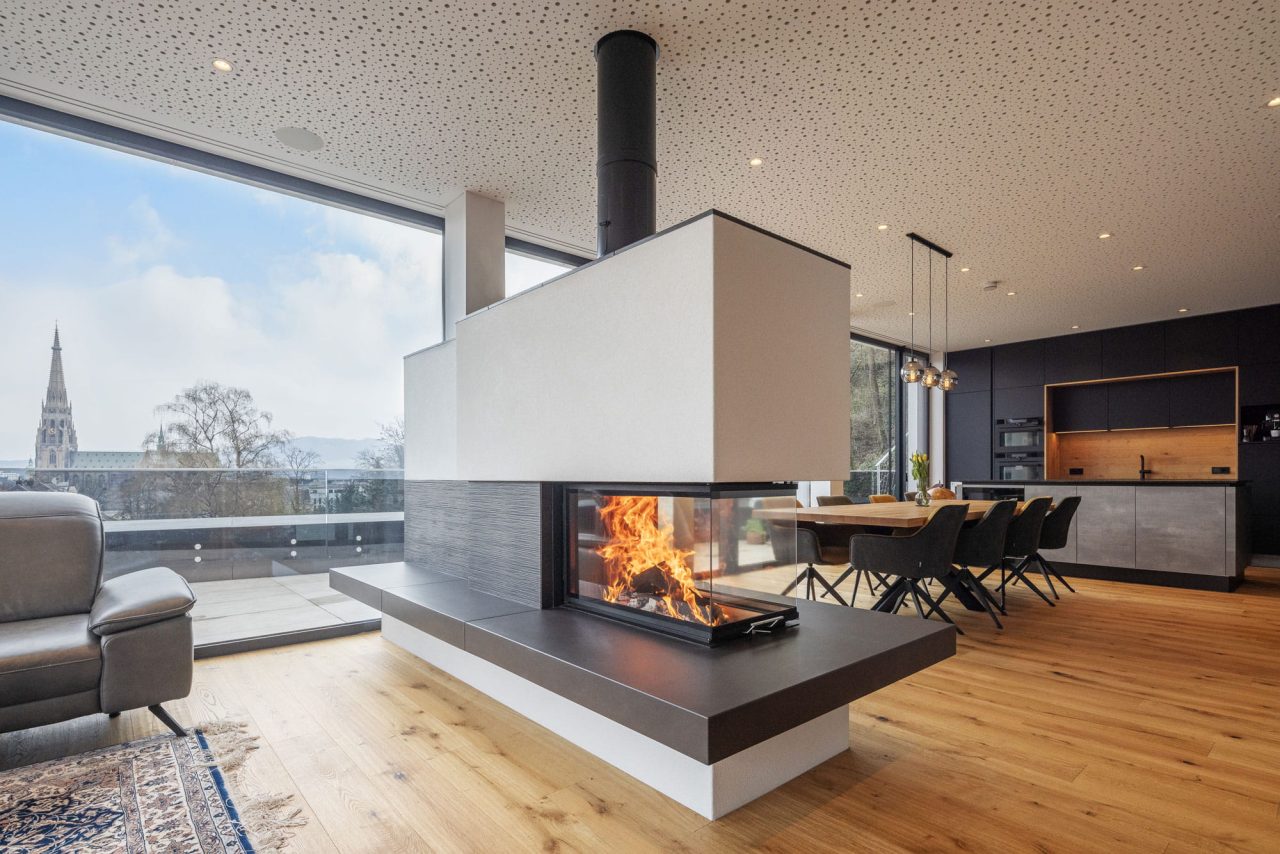 Insert 3 Faces UKA | Cheminées Viano