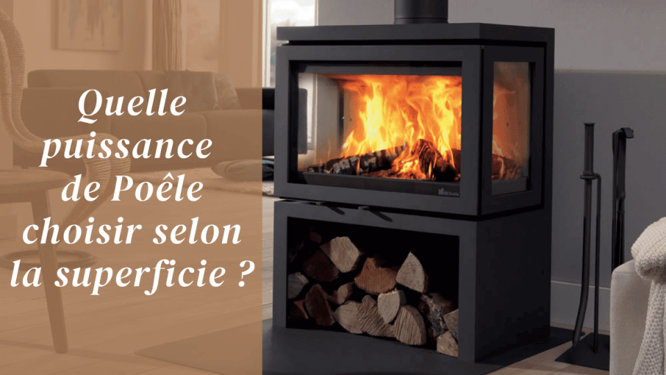 supercie pour un poêle à bois